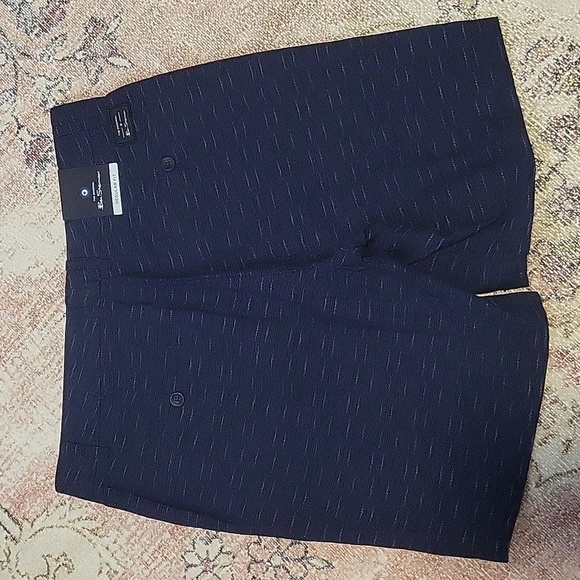 The Original Ben Sherman Men's Blue Regular Fit Stretch Shorts - Size 32 - Picture 2 of 12